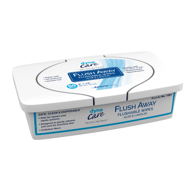 1321 Dynarex® Flush Away Adult Wipes